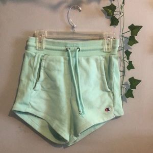 reverse weave champion sweat shorts